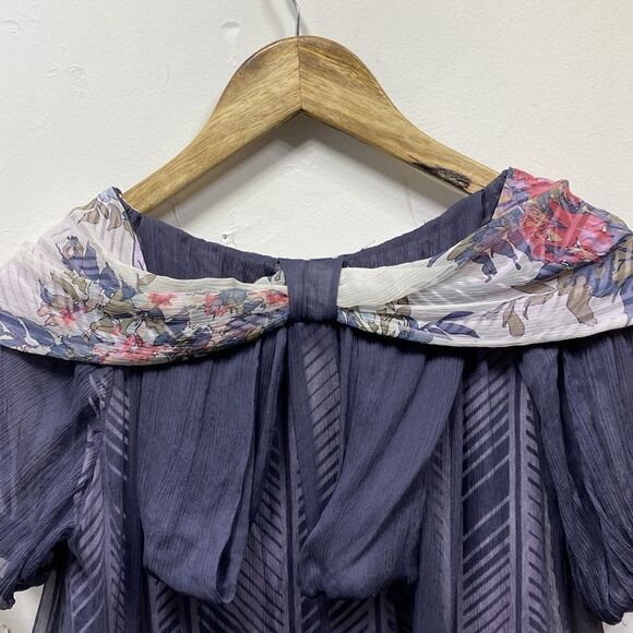 Sportmax Silk Layered Blouse Small - Picture 7 of 8